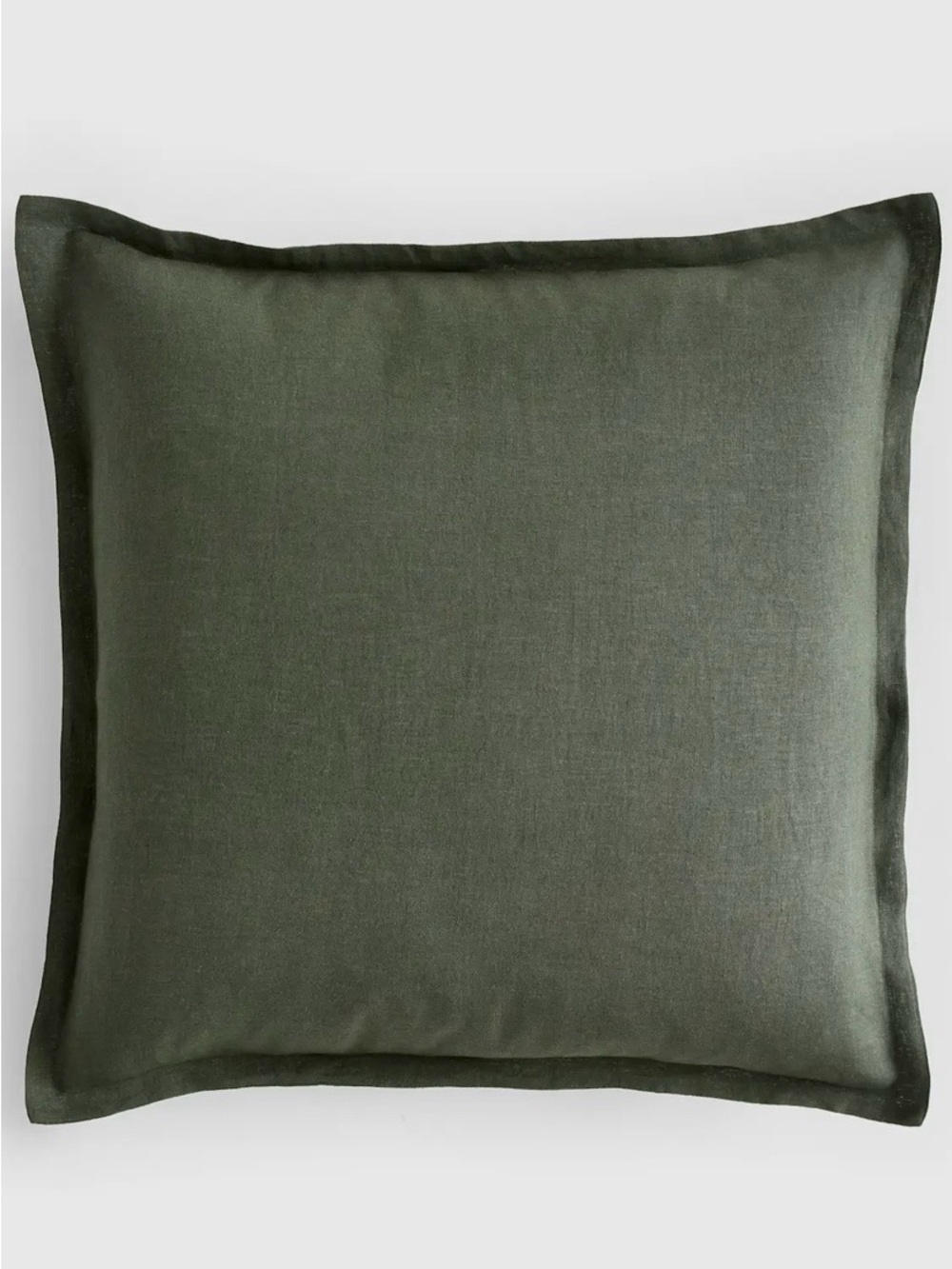 Quince Dusty Olive Green Euro Sham Cover